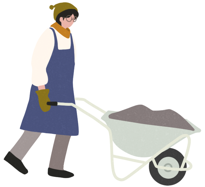 歩く女性